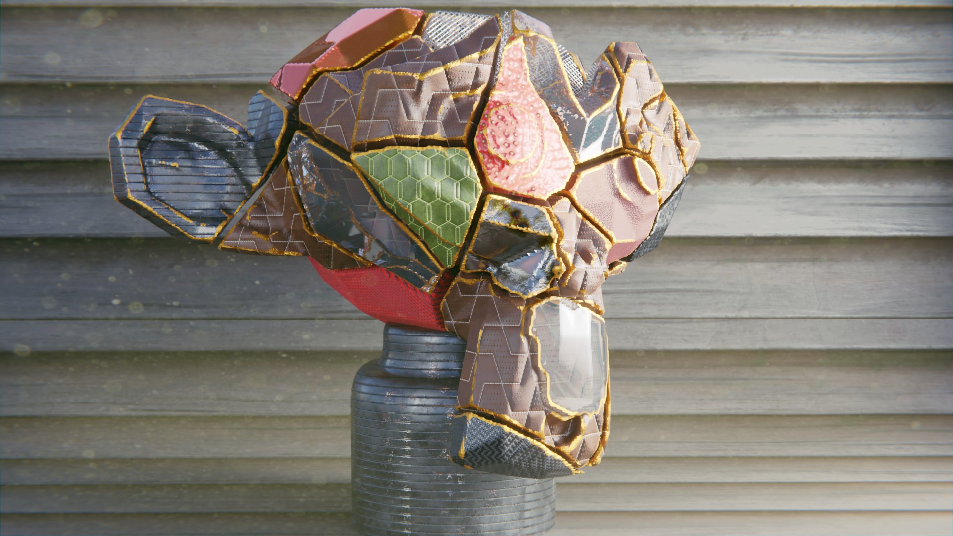 Suzanne With Textures