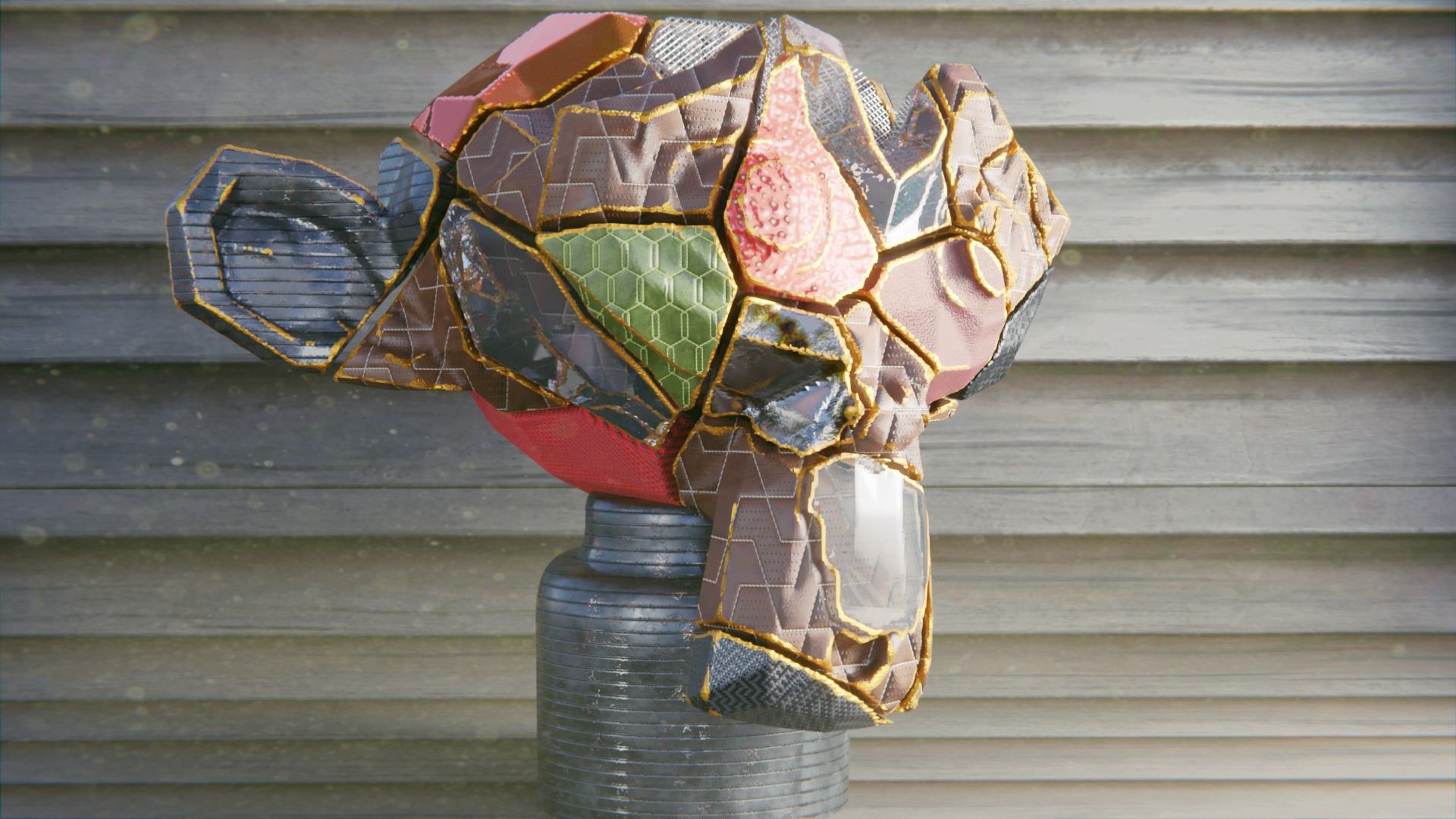 Suzanne With Textures