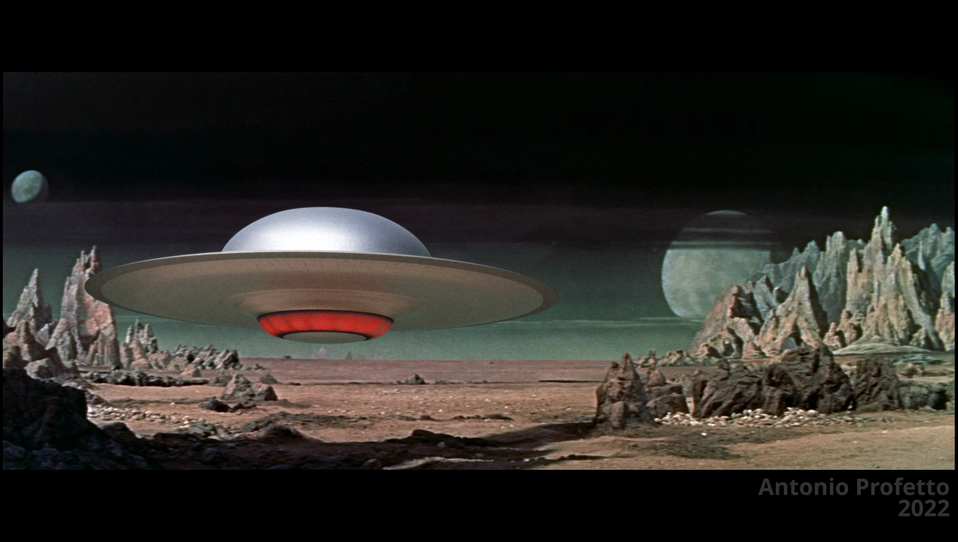 Forbidden Planet Space ship